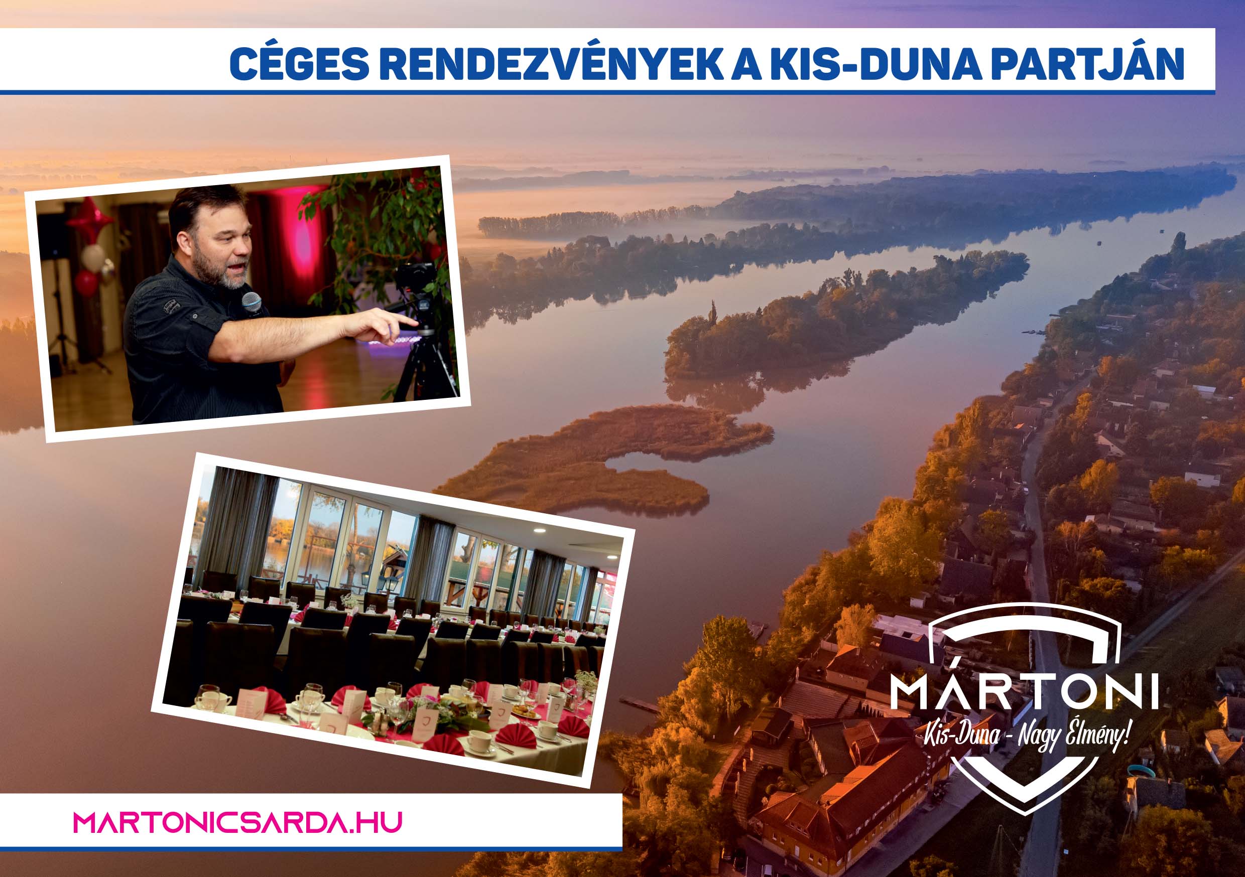 Mártoni Csárda | Céges rendezvények a Kis-Duna partján